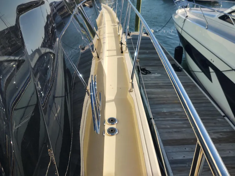 Slide: The Image of Blue side deck and railing - 14