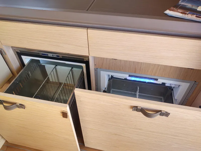 Slide: The Image of Blue refrigerator and freezer  - 34