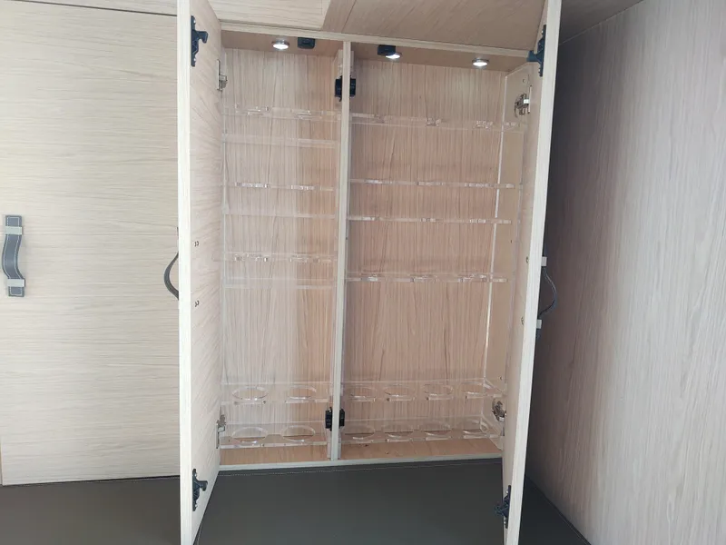 Slide: The Image of Blue glass cabinet  - 35