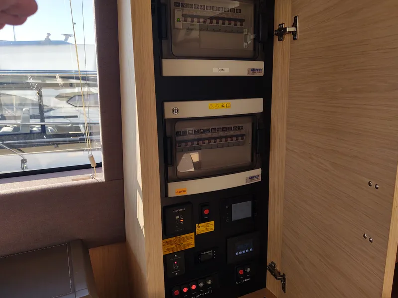 Slide: The Image of Blue electrical panel - 36