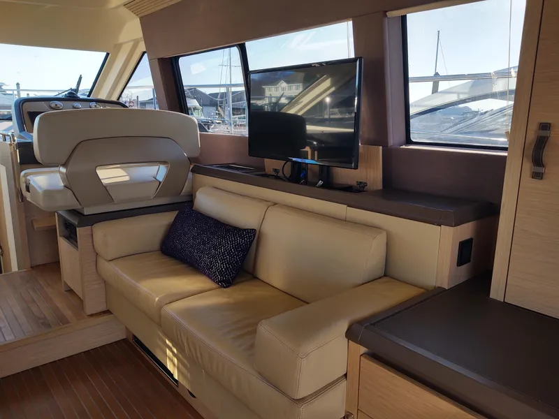 Slide: The Image of Blue stbd settee TV up - 40