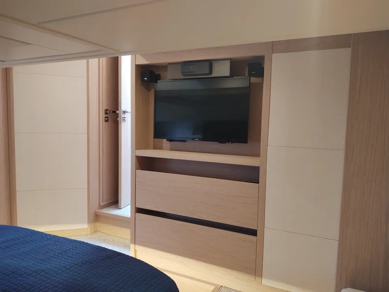 Slide: The Image of Blue owners stateroom TV - 62