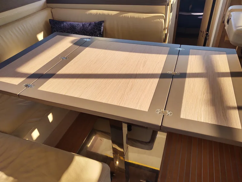 Slide: The Image of Blue salon table folded out - 66