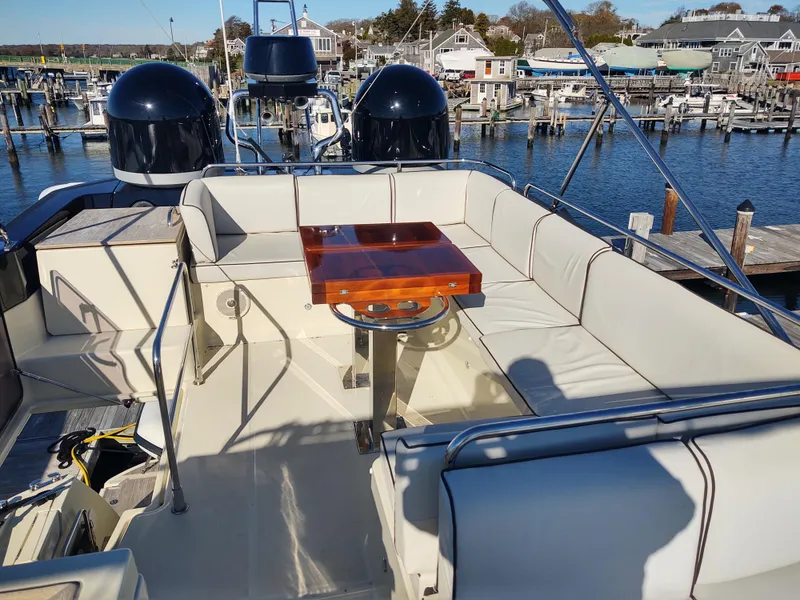 Slide: The Image of Blue Flybridge seating  - 77