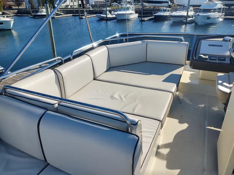 Slide: The Image of Blue Flybridge sun pad  - 78