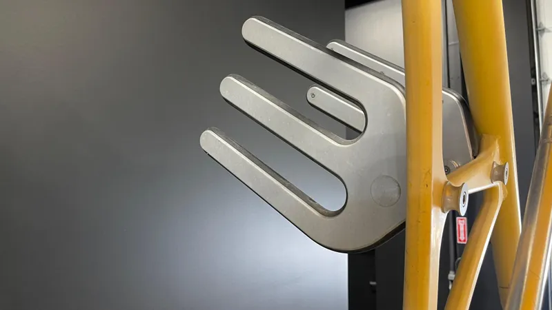 Slide: The Image of Close-up of a Chaparral 210 SSi 2005 boat accessory against a dark background. - 21