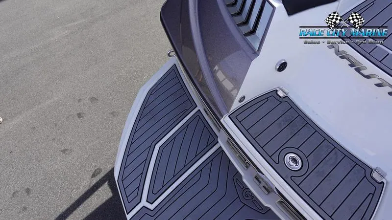 Slide: The Image of 2017 Nautique Super Air Nautique G23 boat deck with Race City Marine logo. - 15
