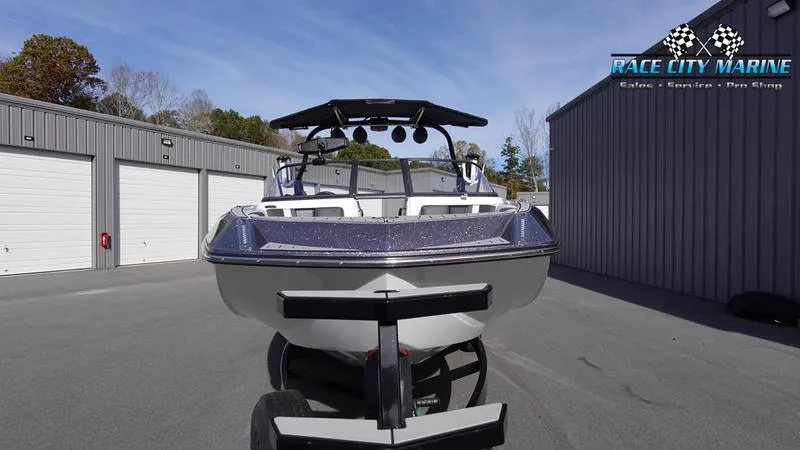 Slide: The Image of 2017 Nautique Super Air Nautique G23 boat on trailer at Race City Marine. - 3