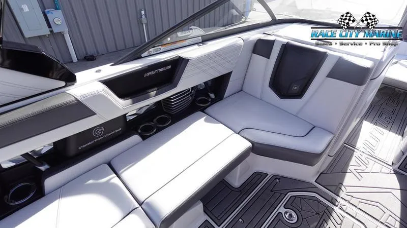 Slide: The Image of 2017 Nautique Super Air Nautique G23 interior with premium seating and modern design. - 30