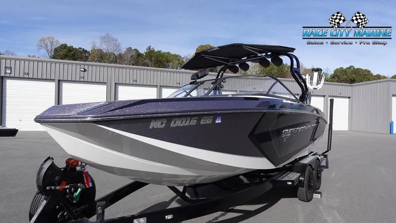 Slide: The Image of 2017 Nautique Super Air Nautique G23 boat on trailer at Race City Marine. - 6