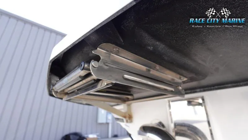 Slide: The Image of 2017 Nautique Super Air Nautique G23 boat underside detail at Race City Marine. - 9