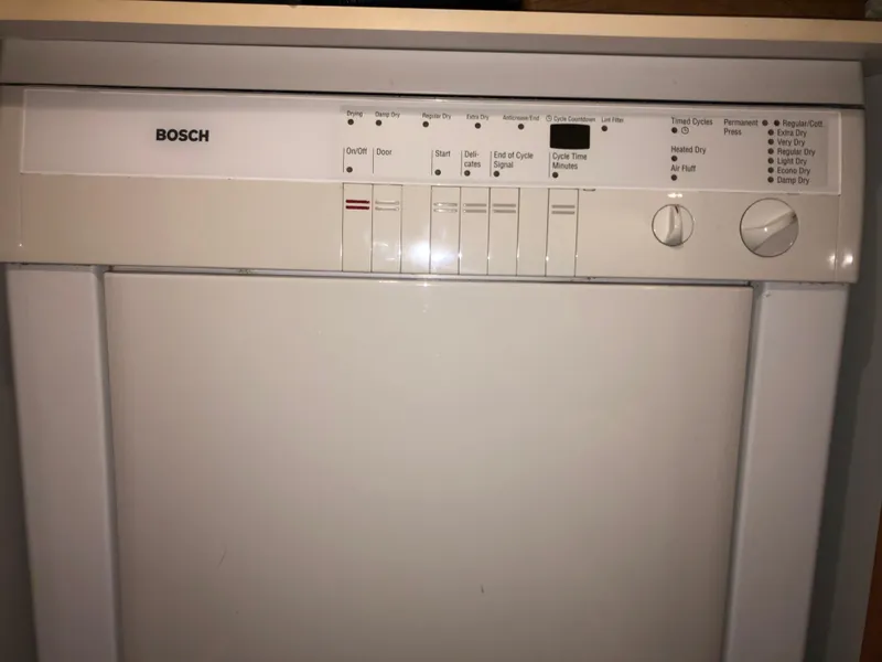 Slide: The Image of Bosch dishwasher control panel with various settings and buttons. - 38