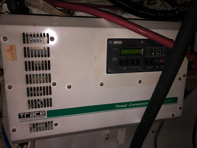 Slide: The Image of Power conversion unit in 2002 Bayliner 5288 PILOTHOUSE boat engine room. - 47