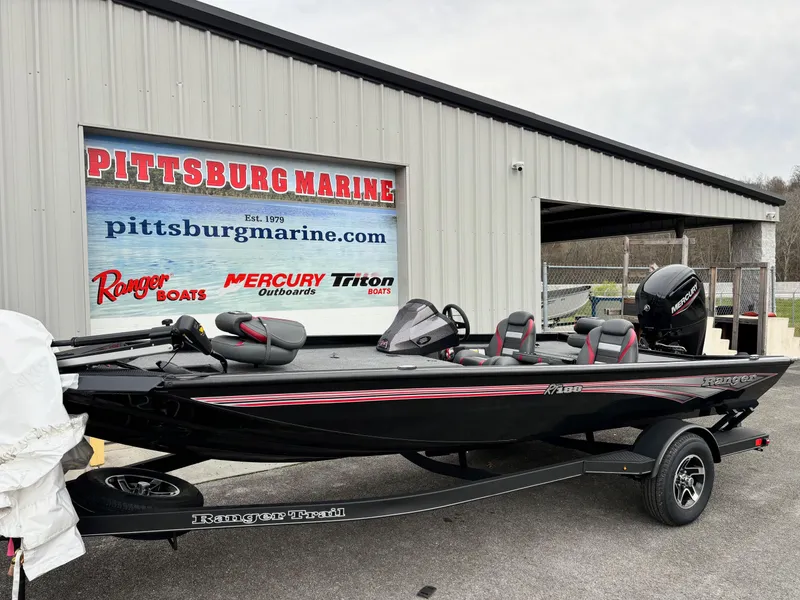 Slide: The Image of 2024 Ranger RT188 boat at Pittsburg Marine dealership. - 3