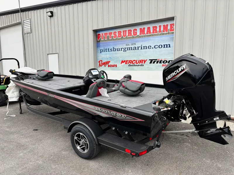 Slide: The Image of 2024 Ranger RT188 boat with Mercury engine at Pittsburg Marine dealership. - 4