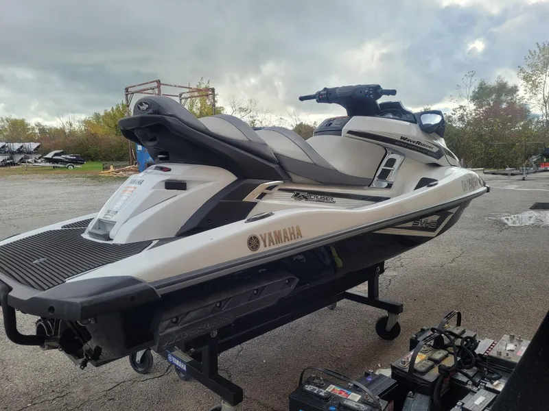 Slide: The Image of 2016 Yamaha WaveRunner FX Cruiser SVHO on display outdoors. - 3