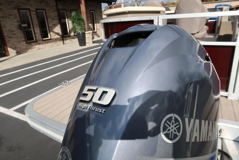 Slide: The Image of Yamaha 50 High Thrust outboard motor on 2018 Bennington 23SPDXP boat. - 12