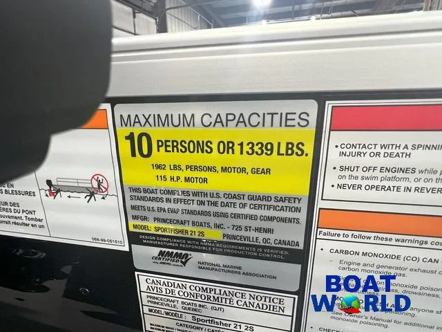 Slide: The Image of Princecraft 21 Sportfisher 2-S Pontoon & Mercury 4-Stroke EFI 2025 - 18