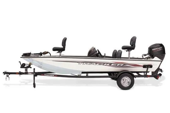 Slide: The Image of 2024 Tracker Pro Team 175 TXW fishing boat with trailer, side view. - 7
