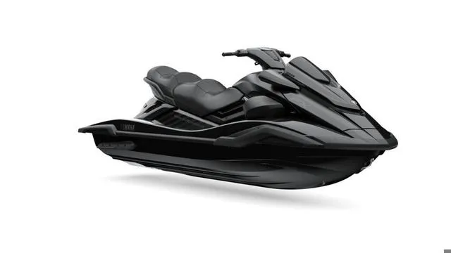 The Image of 2025 Yamaha Marine Waverunner FX Cruiser SVHO with audio, sleek black design. - 1