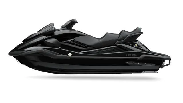 Slide: The Image of 2025 Yamaha Marine Waverunner FX Cruiser SVHO with audio, sleek black design. - 4