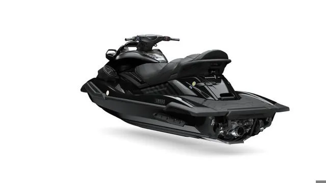 Slide: The Image of 2025 Yamaha Marine Waverunner FX CRUISER SVHO with audio, sleek black design. - 5