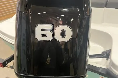 Slide: The Image of 2025 Tahoe T16 boat engine with 60 horsepower. - 10