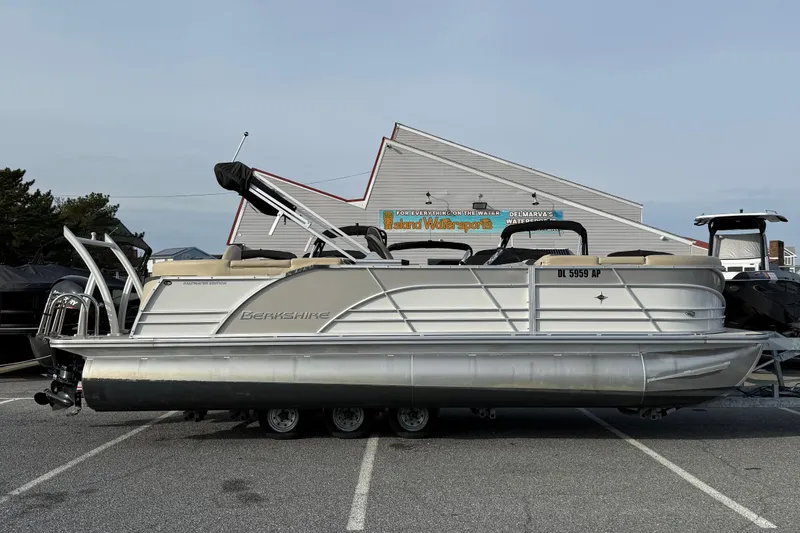 The Image of 2024 Berkshire 23RFX STS pontoon boat parked outdoors. - 10