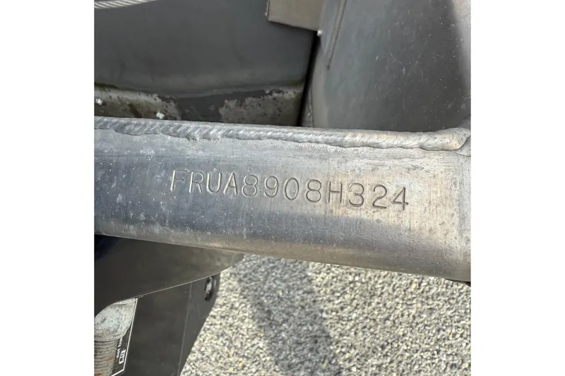 Slide: The Image of 2024 Berkshire 23RFX STS hull identification number on metal surface. - 29