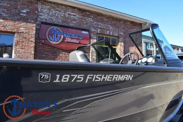 Slide: The Image of 2023 Lund 1875 Fisherman Sport boat at Thayer's Marine dealership. - 32