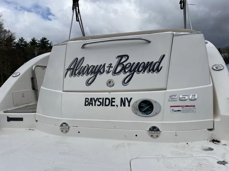 Slide: The Image of 2007 Chaparral 250 Signature boat, "Always & Beyond," docked in Bayside, NY. - 3