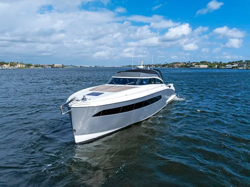 Slide: The Image of Sichterman Libertas 54 yacht cruising on open water, 2021 model. - 44