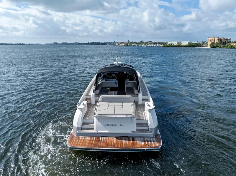 Slide: The Image of Sichterman Libertas 54 yacht cruising on open water, 2021 model. - 46