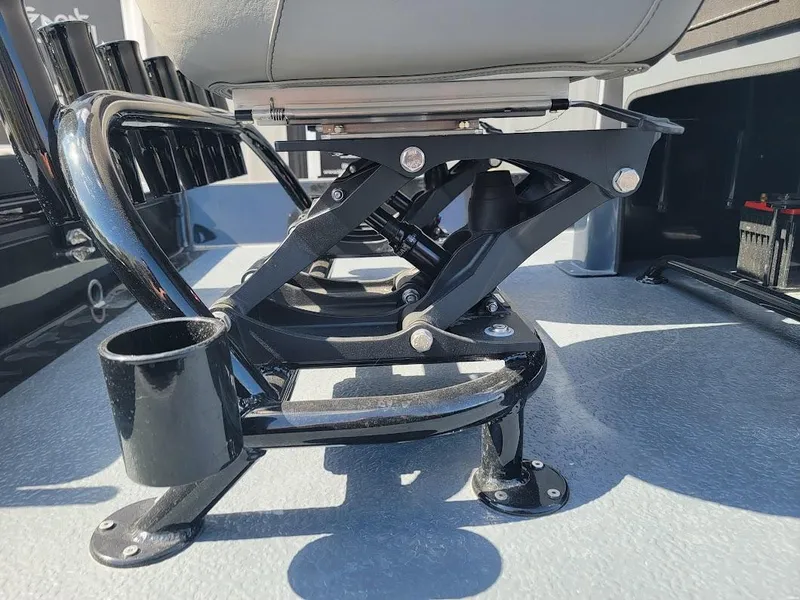 Slide: The Image of 2025 SCB S22 boat seat with adjustable mount and cup holder. - 16