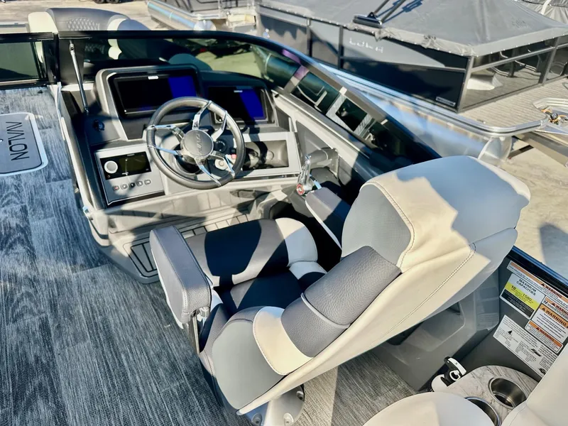 Slide: The Image of Avalon 27' Excalibur LTD Elite Windshield w/ Twin Mercury 450R Motors! 2025 - 8