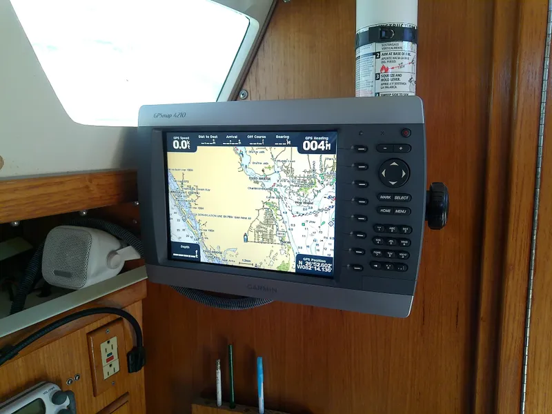 Slide: The Image of Navigation system on 1995 Catalina 36 MkII sailboat. - 35