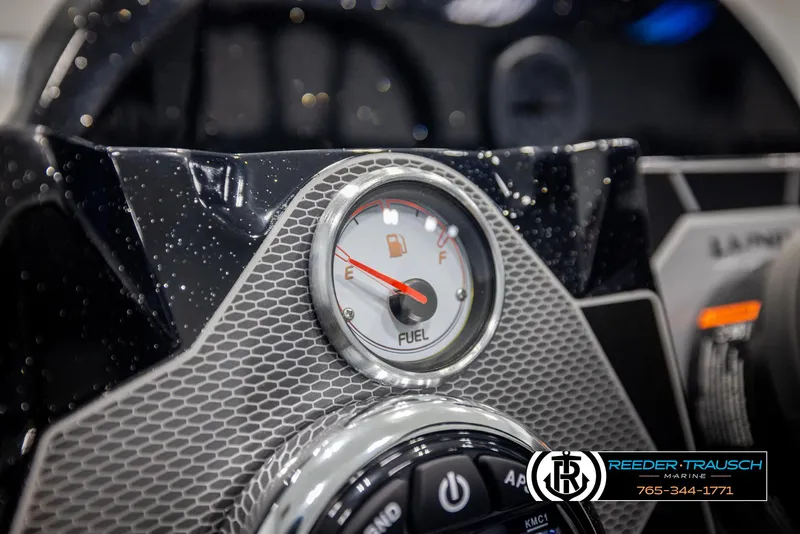 Slide: The Image of Fuel gauge on 2025 Lund 1875 Pro V Bass XS boat dashboard. - 21