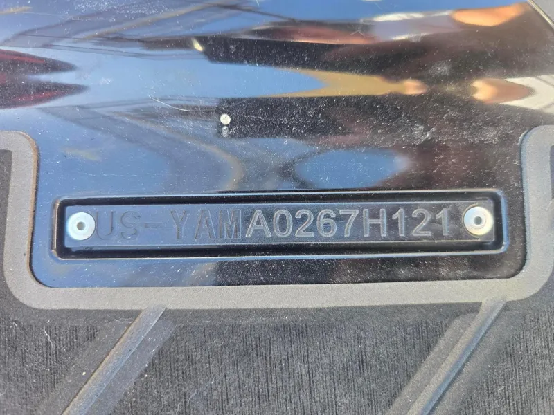 Slide: The Image of 2021 Yamaha WaveRunner FX Limited SVHO hull identification number plate. - 11