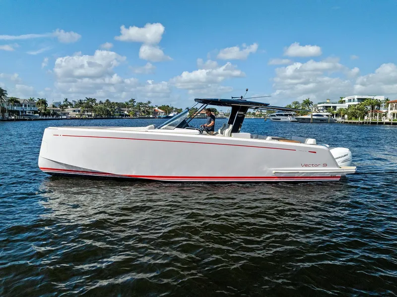 Slide: The Image of 2021 Pardo Yachts 38 cruising on a sunny day with clear skies. - 5