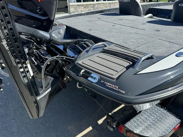 Slide: The Image of 2025 Phoenix 921 ELITE boat with all-composite construction, rear deck view. - 8