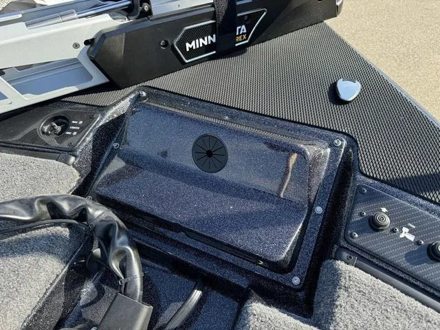 Slide: The Image of Phoenix 921 ELITE 2025 boat dashboard with Minn Kota Ultrex trolling motor. - 10