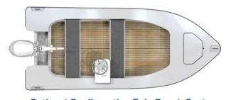 Slide: The Image of Top view of 2023 Ultra Lite Tenders 380 Ultra Lite Tender boat. - 3