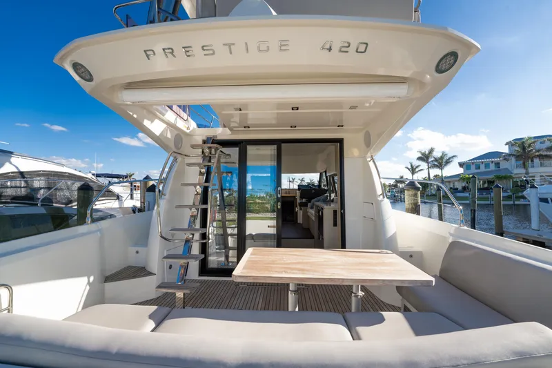 Slide: The Image of Aft deck with automatic sunshade - 77