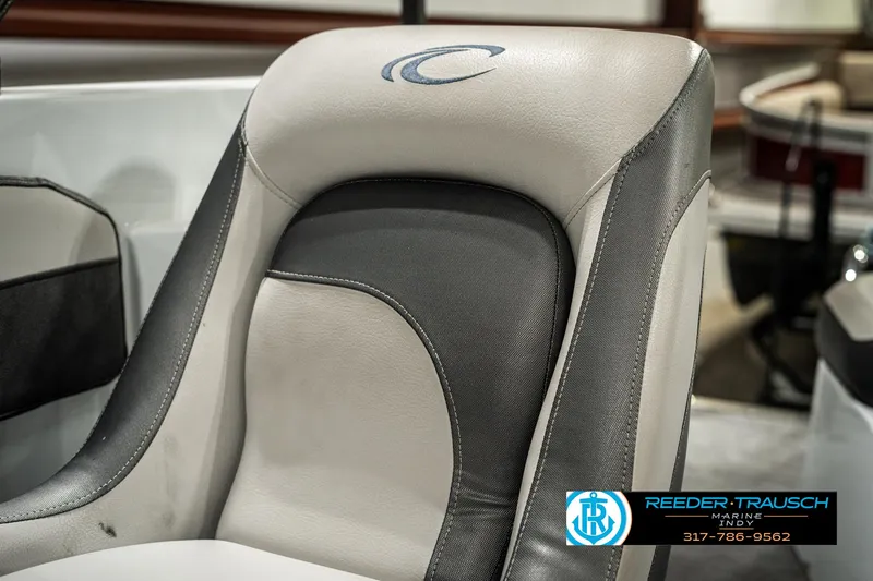 Slide: The Image of Crest Calypso 190 boat seat, 2019 model, featuring sleek design and comfortable upholstery. - 38