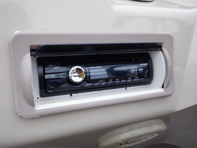Slide: The Image of Sony stereo system in 2011 Bennington 22 SSL boat dashboard. - 39