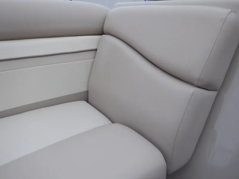 Slide: The Image of Beige interior seating of 2011 Bennington 22 SSL boat. - 47