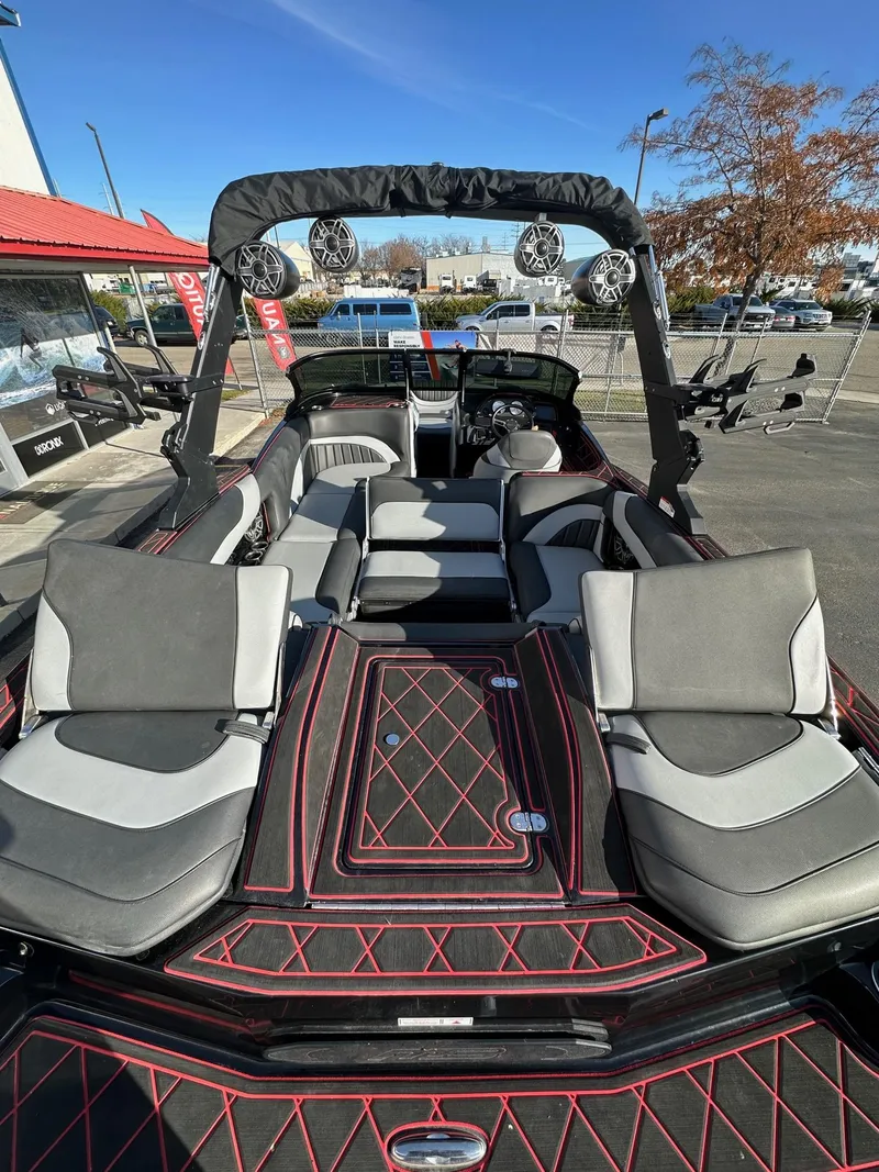 Slide: The Image of 2022 MB Tomcat F22 Alpha boat with stylish seating and modern audio system. - 10