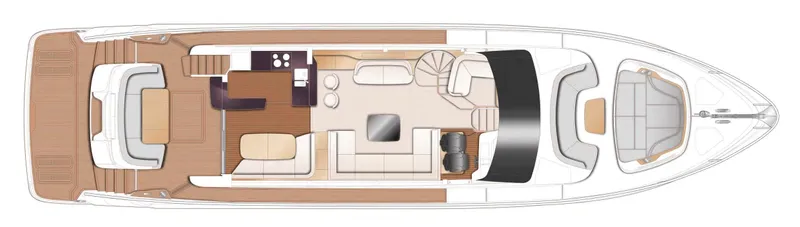 Slide: The Image of Main Deck - Standard with option bar stools - 45