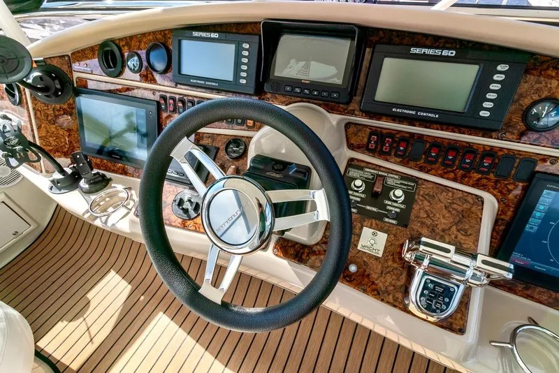 Slide: The Image of FlyBridge Helm / Navigation Systems  - 13