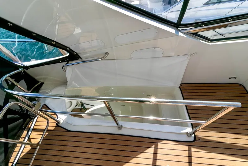 Slide: The Image of FlyBridge Stairwell to Cockpit  - 21